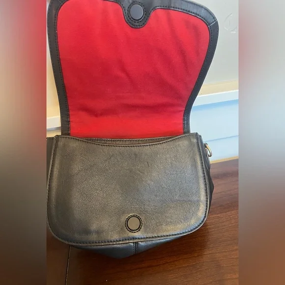 Coach Saddle Bag With Horse And Carriage Dot Print - Picture 7 of 10